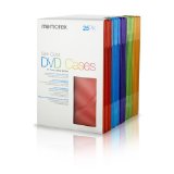 Memorex Cool Color Slim DVD Storage Cases