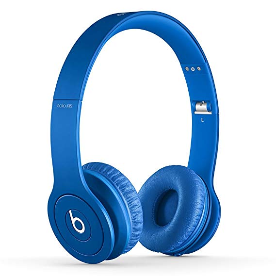 Beats Solo HD Wired On-Ear Headphone - Matte Blue (Discontinued by Manufacturer) (Renewed)