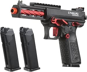 Lancer Tactical Full Auto/Semi Gas Blowback Airsoft Pistol w/ Extra Magazine (Tandemkross CTHULHU)