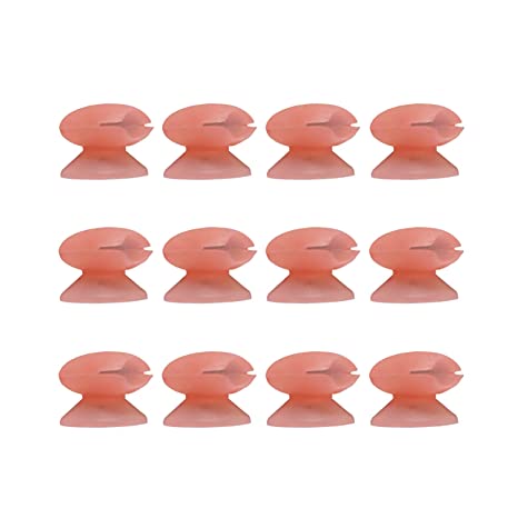 LORMAY 12 Pcs Dirt-proof Boots or Anti-lost Covers for Silicone Lip Mask Brushes