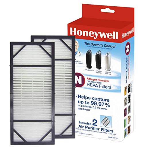 Honeywell Genuine HRF-N2 Replacement HEPA Clean Air Purifier Filter (1 Pack (2 Filters))