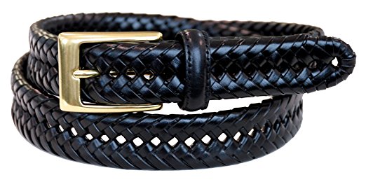 Dockers Men's 1 3/16 in. Glazed Top Braided Belt