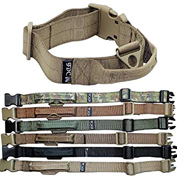 HEAVY DUTY Tactical Military Army Dog Collars Handle Width 1.5in Plastic Buckle Medium Large M, L, XL, XXL