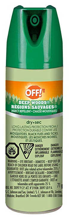 OFF! Deep Woods Insect Repellent Dry Aerosol - 71 Gram
