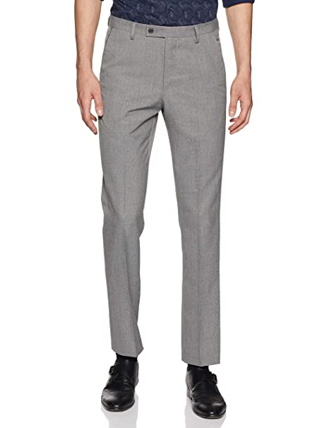 Arrow New York Men's Pleat-Front Formal Trousers