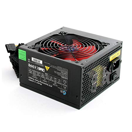 Switching Power Supply PSU 500W ATX with 12cm Silent Red Fan/for PC Computer/iCHOOSE