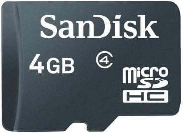 SanDisk 4GB microSDHC Flash Memory Card SDSDQ-004G (Bulk Packaging)