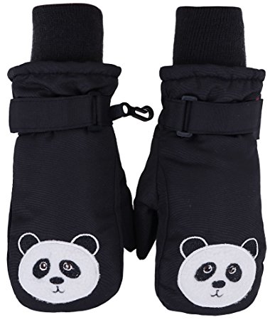 SimpliKids Children's Winter 3M Thinsulate Waterproof Ski Mittens,Animal