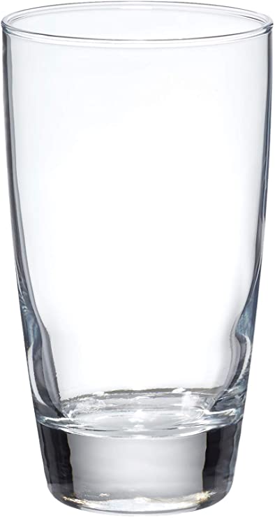 AmazonBasics Eastlake Coolers Glass Drinkware Set, 15-Ounce, Set of 6