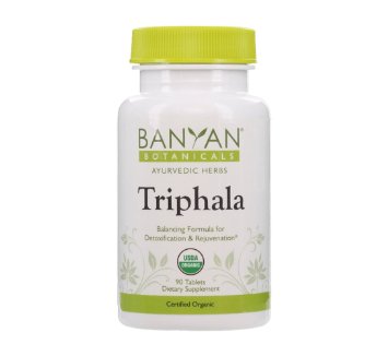 Banyan Botanicals Triphala - USDA Organic 90 Tablets - Balancing Formula for Detoxification and Rejuvenation