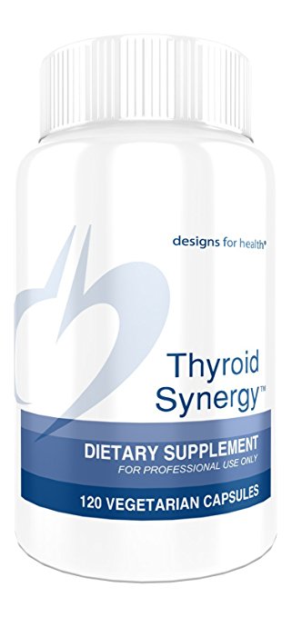 Designs for Health Thyroid Synergy Capsules, 120 Count