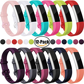 For Fitbit Alta HR and Alta Bands, Maledan Replacement Accessories Wristbands for Fitbit Alta and Alta HR, Large Small