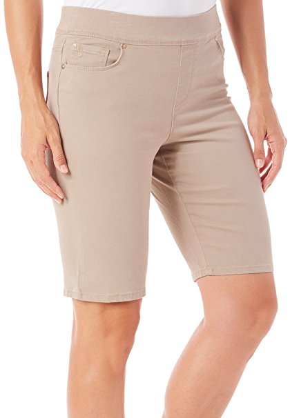 Gloria Vanderbilt Avery Pull On Bermuda Shorts