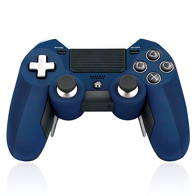 [2017 Sades Newest Version PS4 Controller], Wireless Controller for PlayStation 4 PS4 - Blue