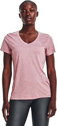 Under Armour Womens Tech V-Neck Twist Short-Sleeve T-Shirt