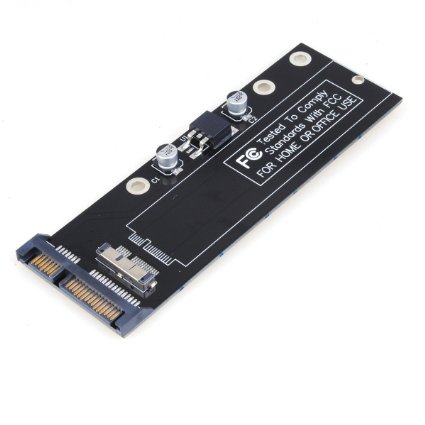SNANSHI SSD to SATA Converter Adapter Card for 2010 2011 Macbook Air A1370 A1369 SSD, Original Slot