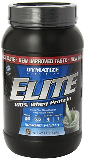 Dymatize Elite 100% Whey Protein Gourmet Vanilla -- 2 lbs
