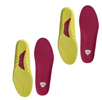 Sof Sole Women's Arch Support and Cushion Shoe and Sneaker Athletic and Comfort Insole, Size 5-7.5 (Pack of 2 = 4 Shoe and Sneaker Athletic and Comfort Insoles)