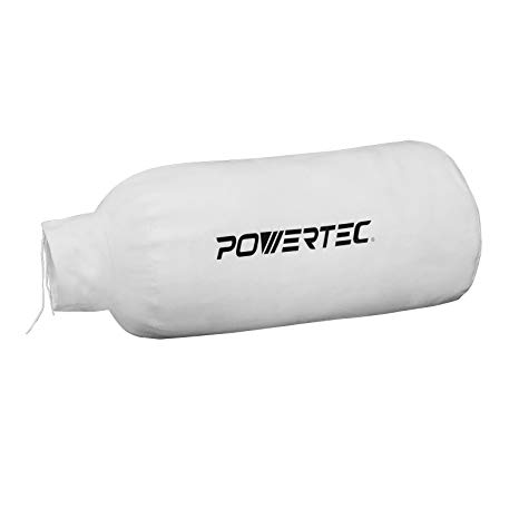 POWERTEC 70005 Dust Filter Bag for Small Dust Collectors, 3-Micron