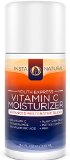 InstaNatural Vitamin C Moisturizer Cream for Face Skin and Body - With 20 Vitamin C Hyaluronic Acid Niacinamide and Organic Jojoba Oil - Anti Aging Lotion - For Wrinkles Fine Lines and Spots - 34 OZ