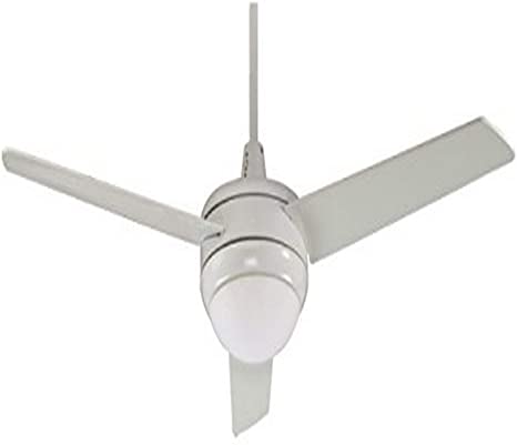 Royal Pacific Lighting 1079WW Contempo 3 Blade Modern Ceiling Fan with Integrated Lighting, 50", White