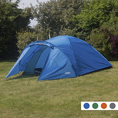 Andes 4 Person Man Berth Double Skin Camping/Festival Dome Tent