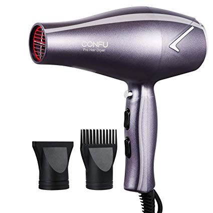 CONFU 1875W Professional Salon Hair Dryer, Infrared Heat Ionic Fast Drying Blow Dryer for Maximum Shine and Hair Protection, CF5899