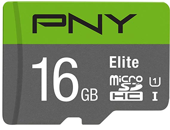 PNY 16GB Elite Class 10 U1 microSDHC Flash Memory Card (P-SDU16GU185GW-GE)