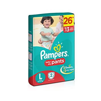 Pampers Large Size Diaper Pants (2 Count)