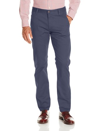 Dockers Men's Alpha Khaki Stretch Slim Tapered Fit Flat Front Pant