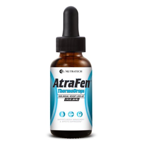 Atrafen Thermodrops - Enhanced Sublingual Diet Drops Burn Fat, Suppress Appetite, and Provide All Day Energy!