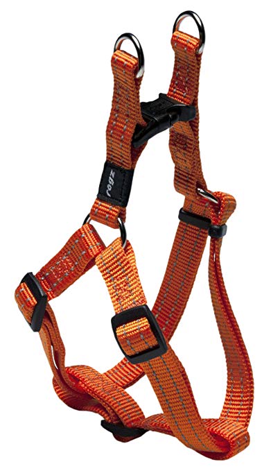 ROGZ Utility Medium 5/8-Inch Reflective Snake Adjustable Dog Step-in-Harness