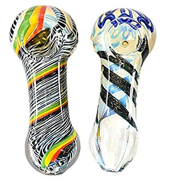 Assorted Fumed Dichro Hand Pipe 3.5"