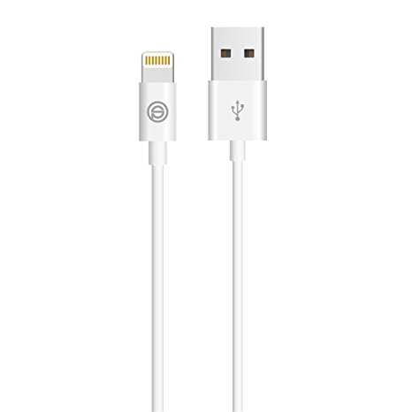 OPSO [Apple MFi Certified] 3.3ft Lightning to USB Cable Charging Cord for iPhone 7 6s 6 Plus SE 5s 5c 5,iPad Pro Air 2,iPad mini 4 3 2,iPod touch / nano - (White)