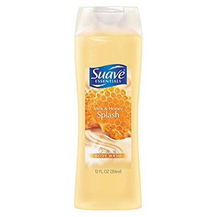 Suave Essentials Body Wash, Creamy Milk and Honey Splash 12 oz