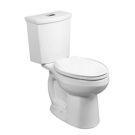 American Standard 2886218.020 H2Option Siphonic Dual Flush Right Height Elongated Toilet, White, 2-Piece