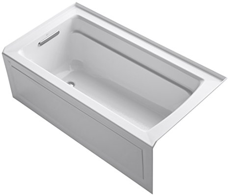 KOHLER K-1123-LA-0 Archer 5-Foot Bath, White