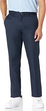 Amazon Essentials Men's Slim-Fit Flat-Front Dress Pant