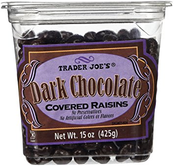 Trader Joes Dark Chocolate Covered Raisins