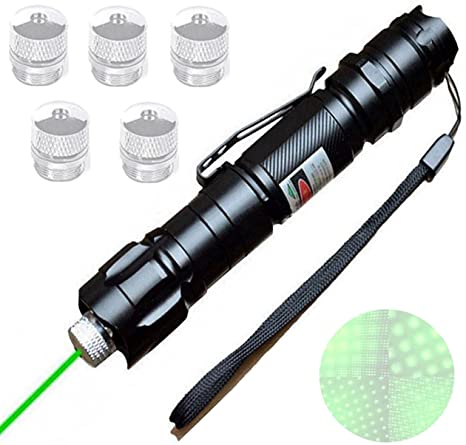 Green Pointer - High Power Handheld Rechargeable Green Beam Flashlight - Beam Pointer - Long Range High Power Pointer with A Variety of Beam Effects