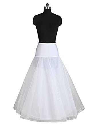 A-line Full Gown Floor-length Bridal Dress Gown Slip Petticoat