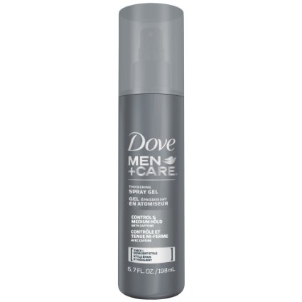 Dove Men Care Spray Gel, Control & Medium Hold Thickening 6.7 oz