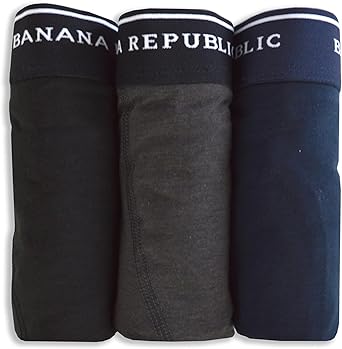 Banana Republic Mens Polyester Lyocell Performance Underwear 3 Pack Boxers Briefs,