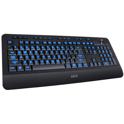 Azio Vision Backlit Wireless Keyboard (KB506W) *Updated Version*