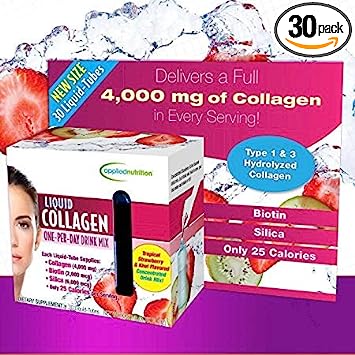 Applied Nutrition Liquid Collagen Skin Revitalization, 30 Tubes (1 Pack)
