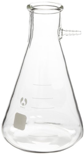 American Educational Clear Borosilicate Glass 1000mL Bomex Filtering Flask