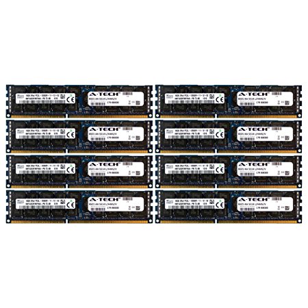 A-Tech Hynix 4GB Module PC3-10600 1.5V For Dell PowerEdge M710hd M820 M915 A3721494 R410 R420 R515 A3721500 R520 R610 R620 A3721505 R715 R720 R720xd Snpp9rn2c/8g R810 R815 A2626072 Memory RAM