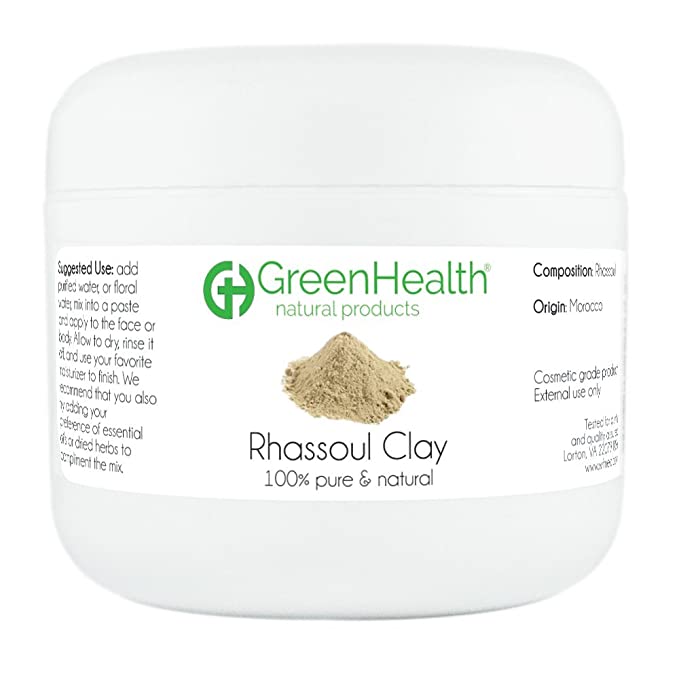 Rhassoul Clay Powder - 100% Pure & Natural by GreenHealth