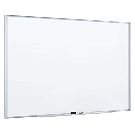 Quartet Whiteboard/Dry Erase Board, Magnetic, 6'x4', Fusion Nano-Clean, Silver Aluminum Frame (NA7248F)