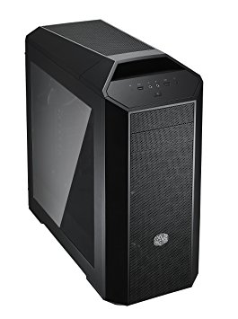 MasterCase Pro 5 Mid-Tower Case with FreeForm Modular System, Window Side Panel, Top Mesh Cover, and Watercooling Bracket